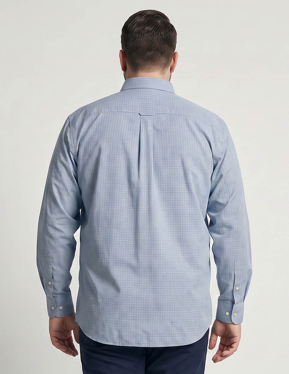 Camisa casual manga larga para hombre 2