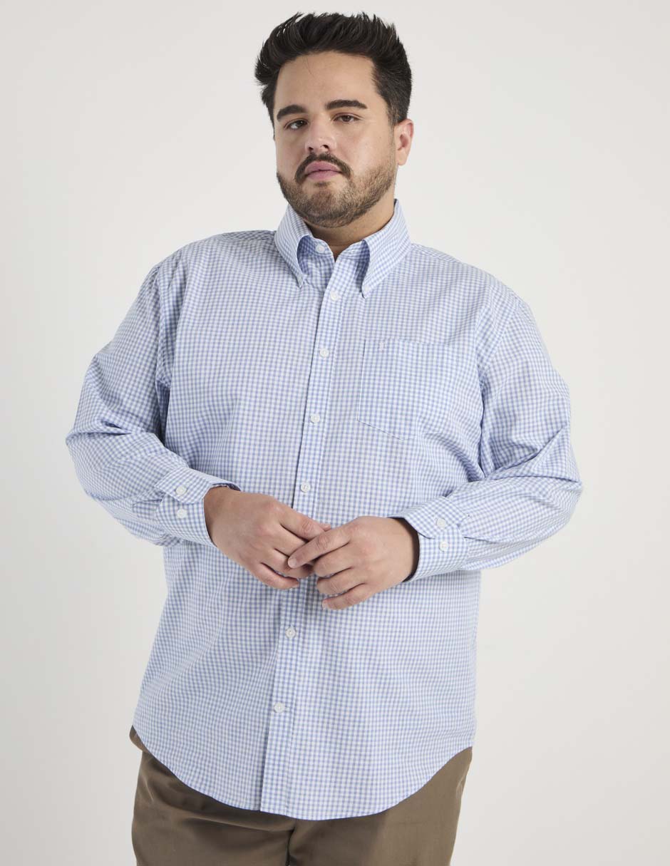 Camisa casual manga larga para hombre 2
