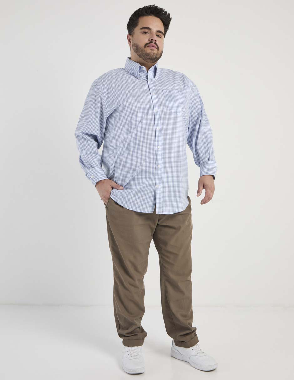 Camisa casual manga larga para hombre 3