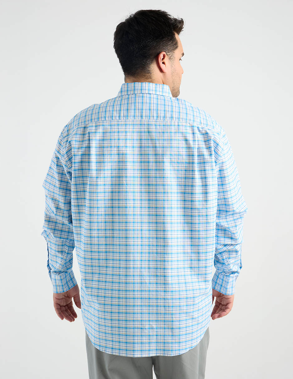 Camisa casual Dioro de algodón manga larga para hombre
