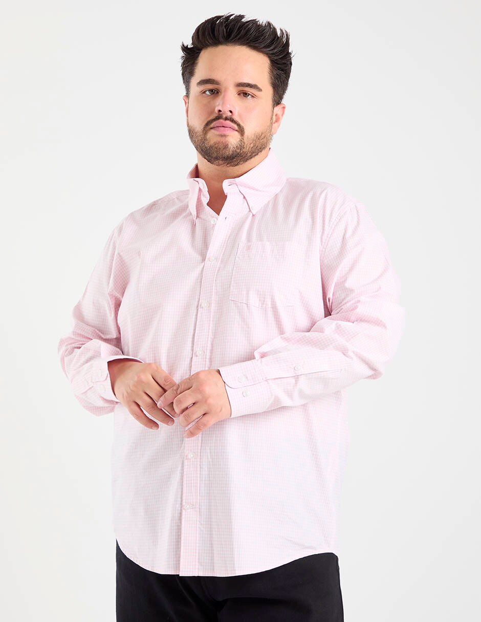 Camisa casual de algodón manga larga para hombre 2