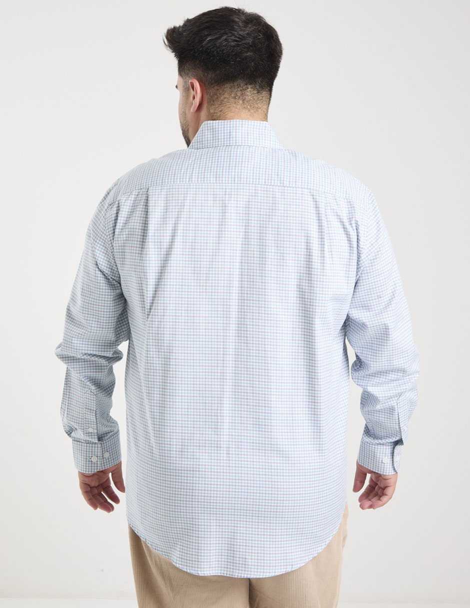 Camisa casual de algodón manga larga para hombre 3