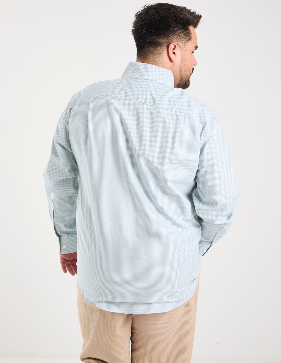 Camisa casual manga larga para hombre