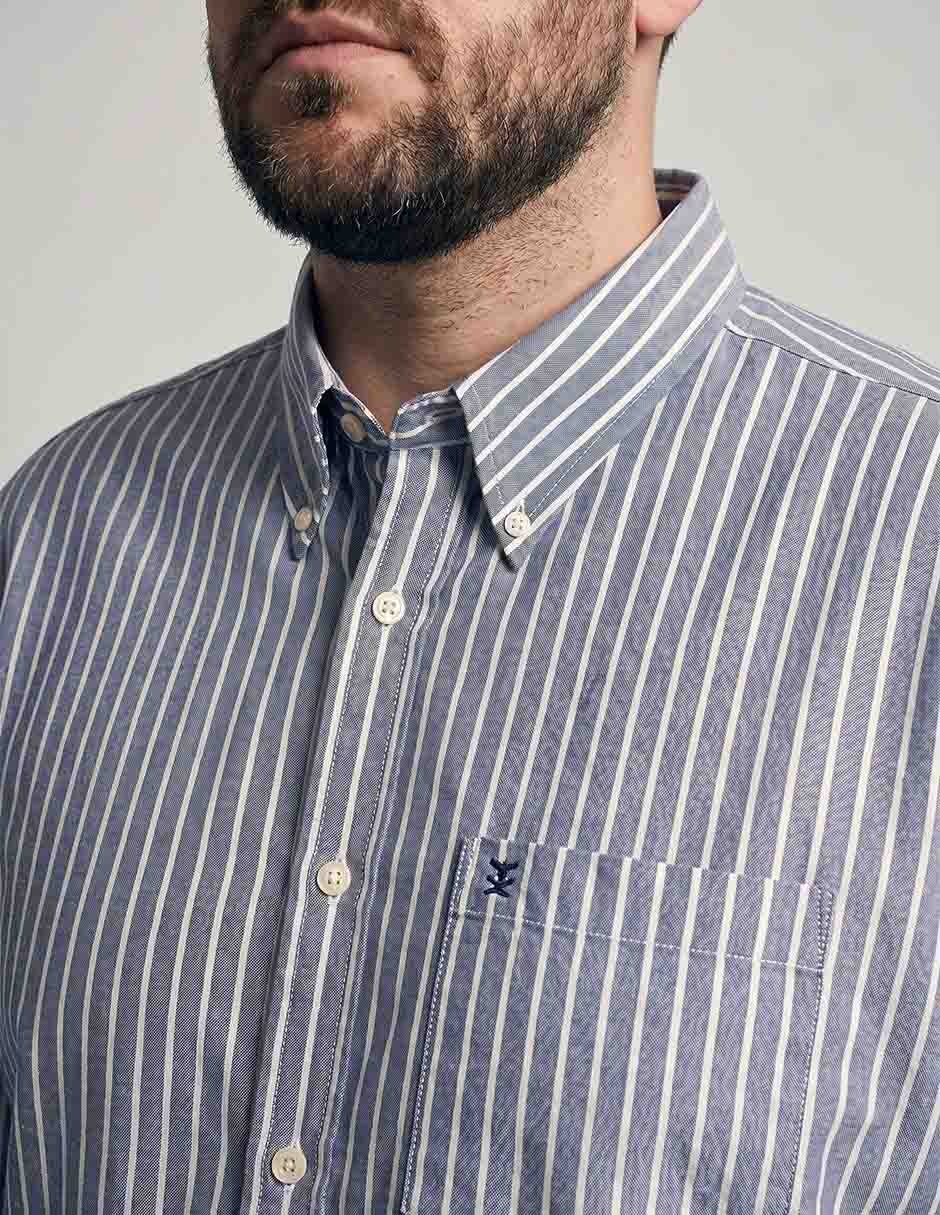 Camisa casual de algodón manga larga para hombre 3