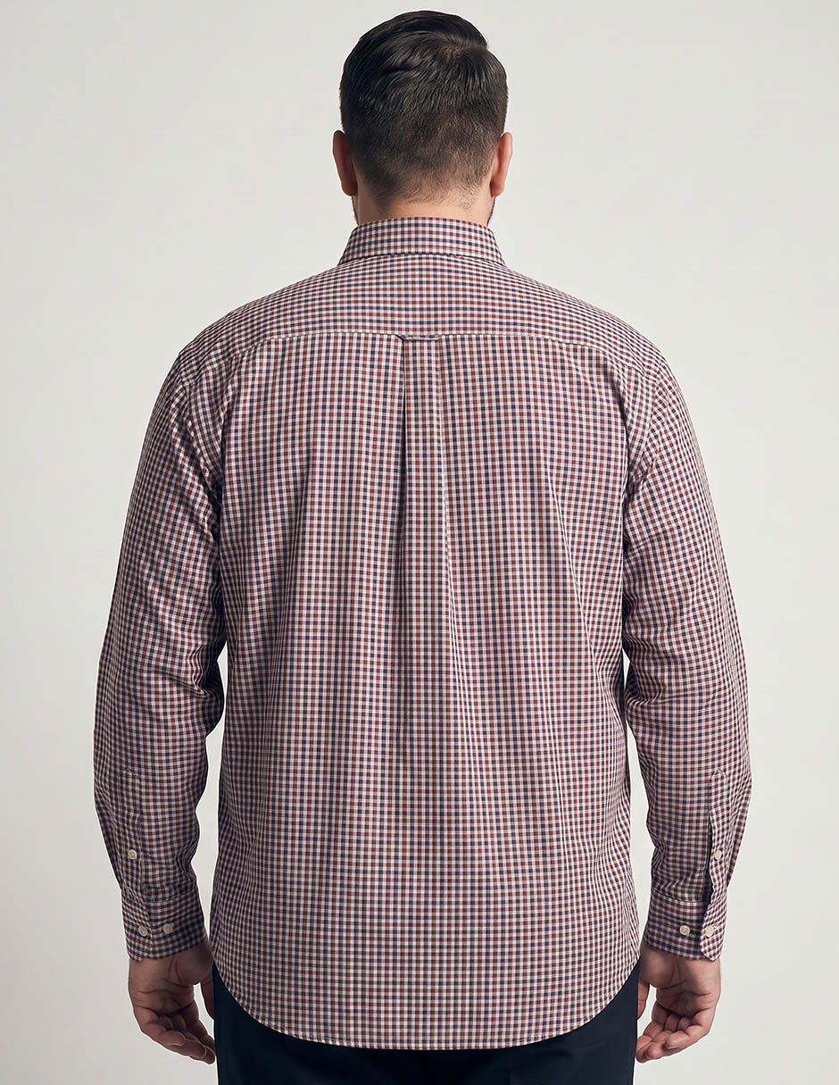 Camisa casual de algodón manga larga para hombre 2