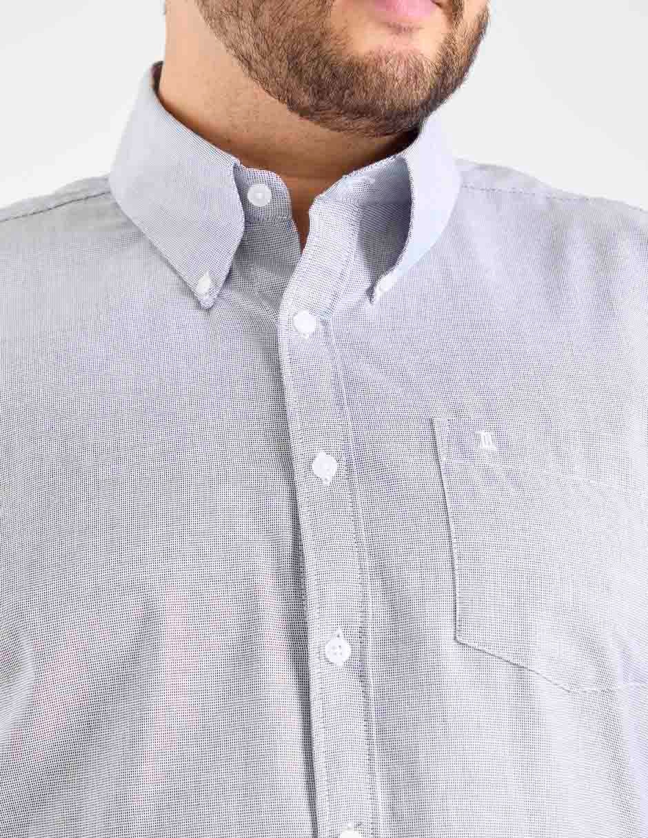 Camisa casual dioro de algodón manga larga para hombre