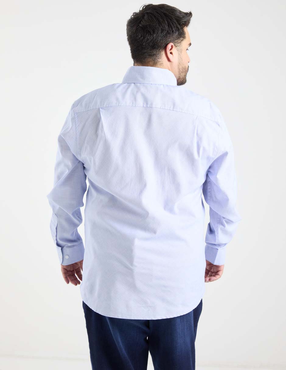 Camisa casual de algodón manga larga para hombre 6