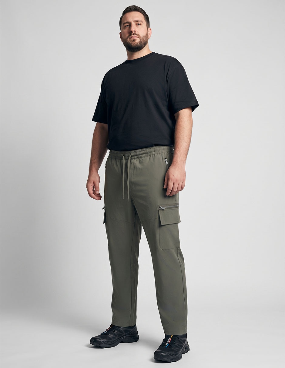 Pantalón casual técnico slim para hombre