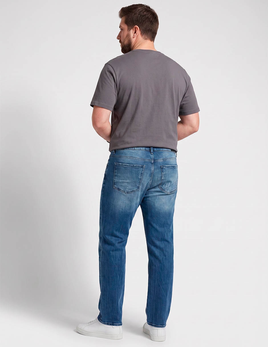 Jeans slim lavado obscuro para hombre 2