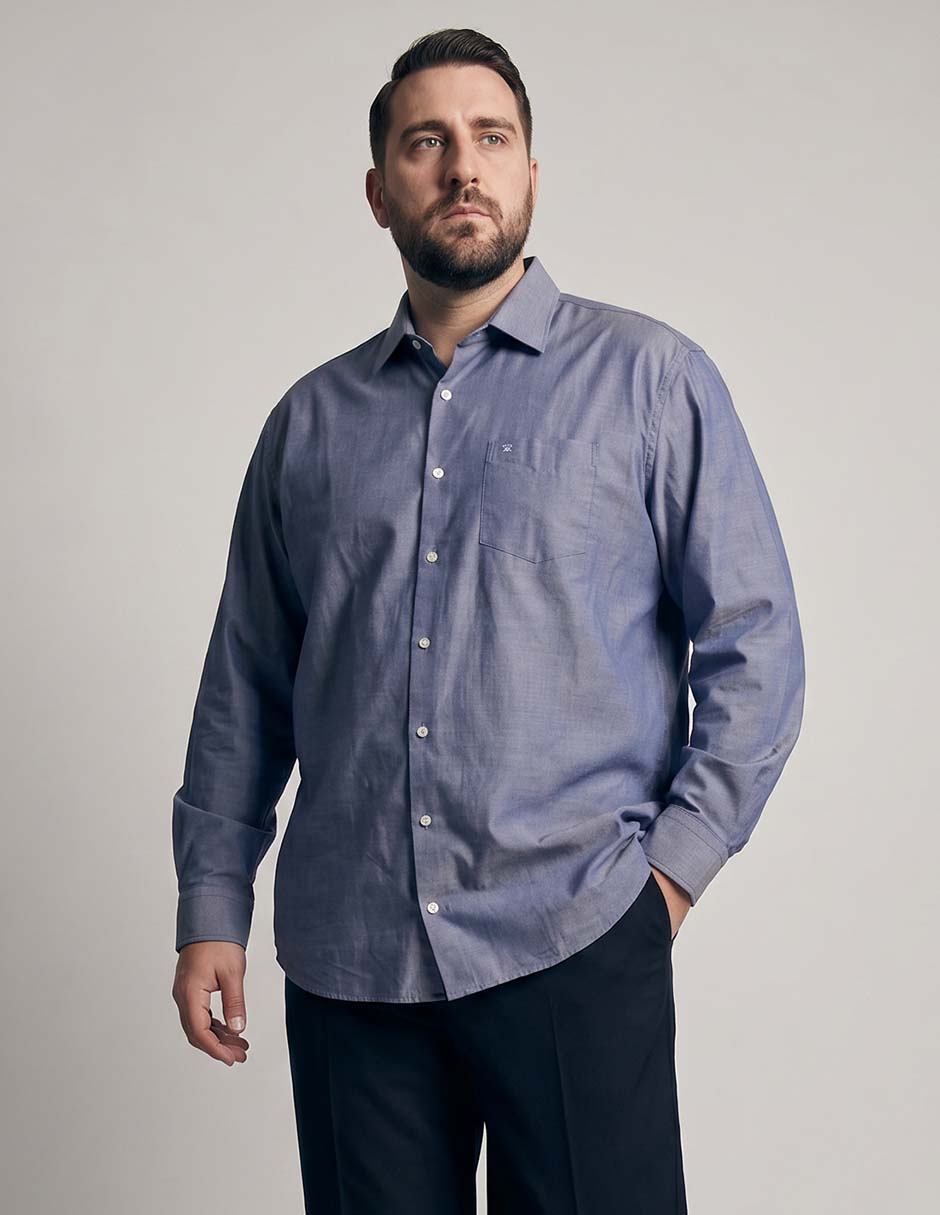 Camisa manga larga de Algodón para hombre