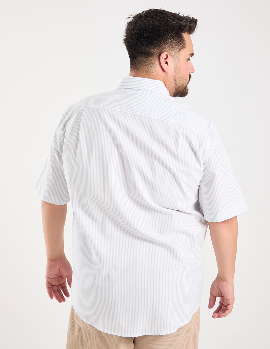Camisa casual dioro de algodón manga corta para hombre