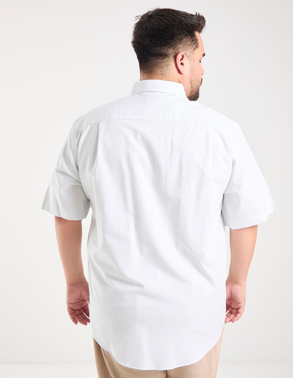 Camisa casual dioro de algodón manga corta para hombre