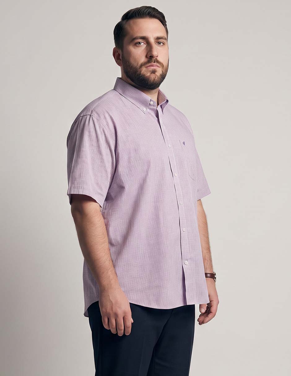 Camisa casual de algodón manga corta para hombre Camisa casual de algodón manga corta para hombre