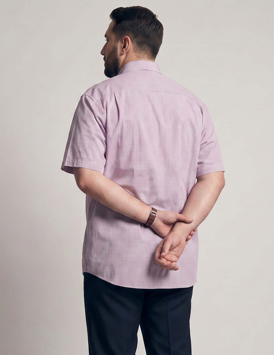 Camisa casual de algodón manga corta para hombre 2