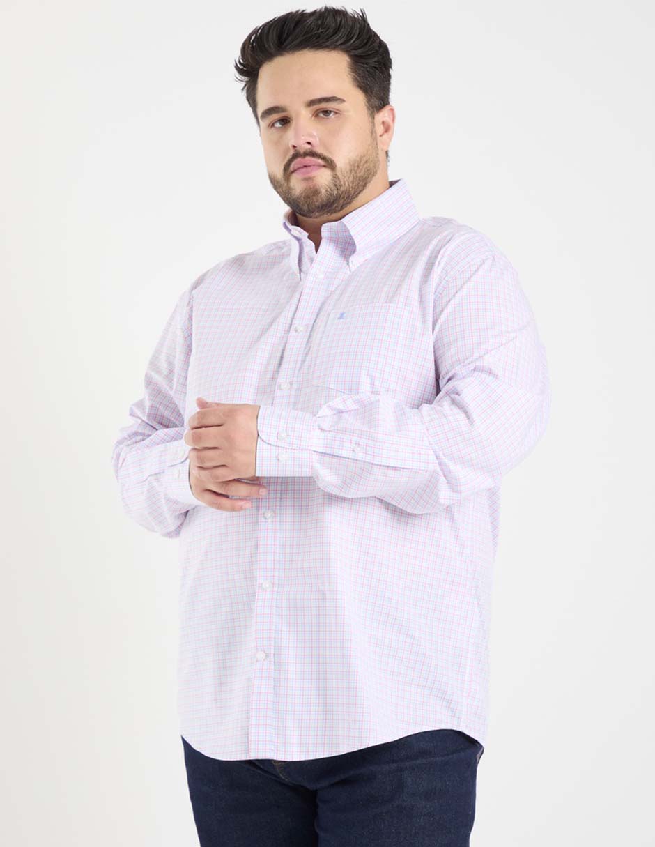 Camisa business casual dioro de algodón para hombre