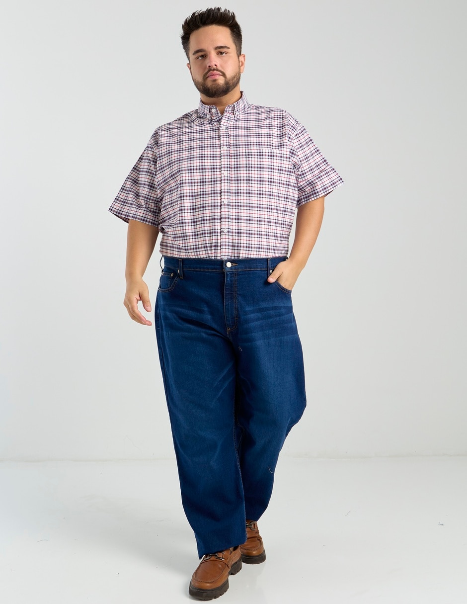 Camisa casual de algodón manga corta para hombre 8