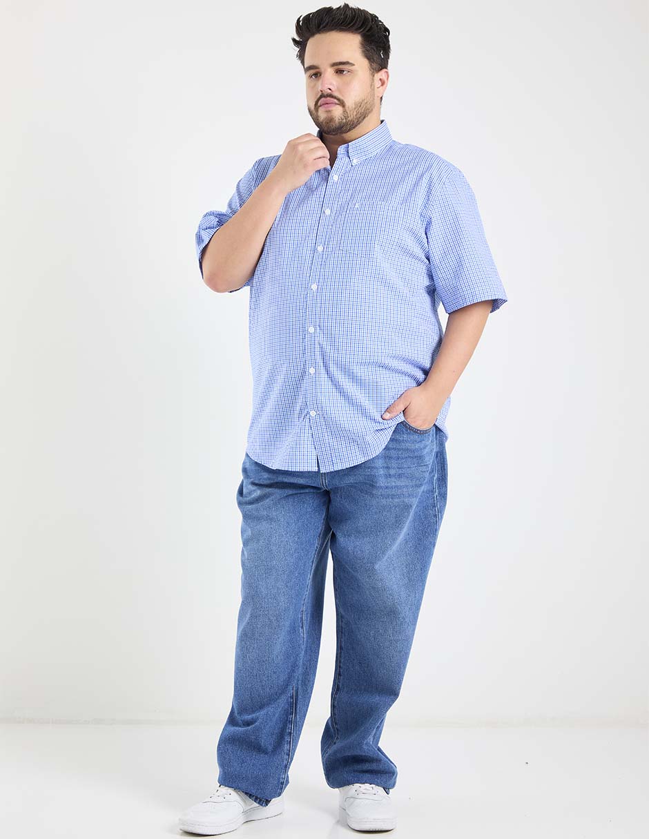 Camisa casual manga corta para hombre 4