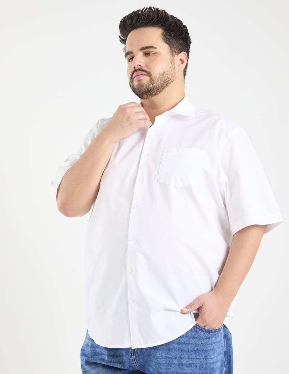 Camisa casual de algodón manga corta para hombre 5