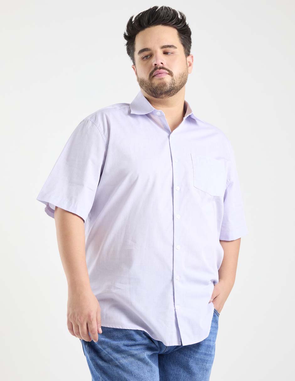 Camisa casual de algodón manga corta para hombre 5