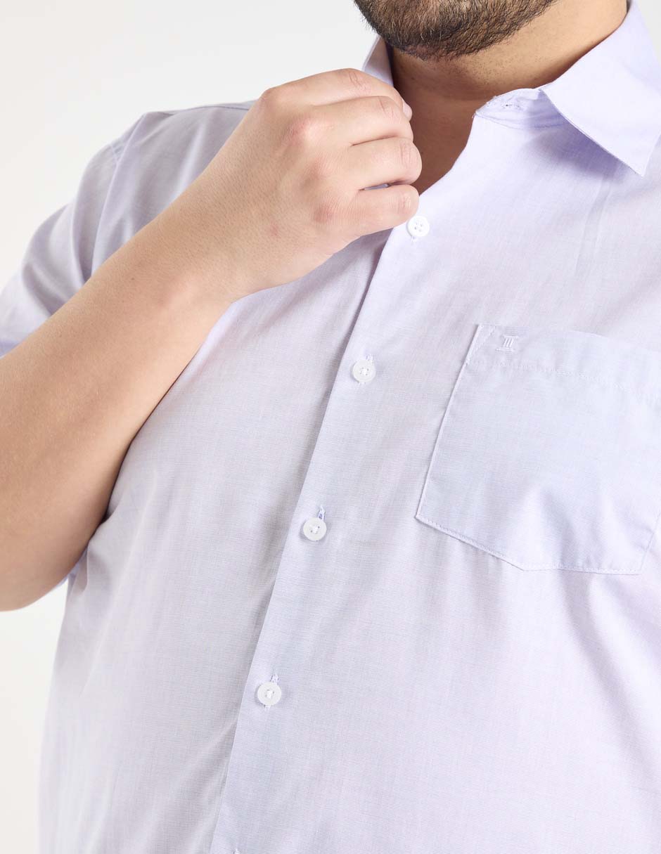Camisa casual de algodón manga corta para hombre 3