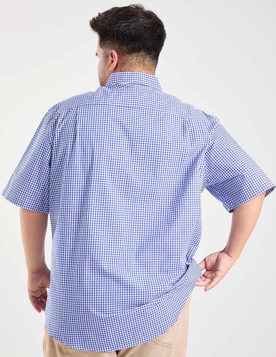Camisa casual de algodón manga corta para hombre 2