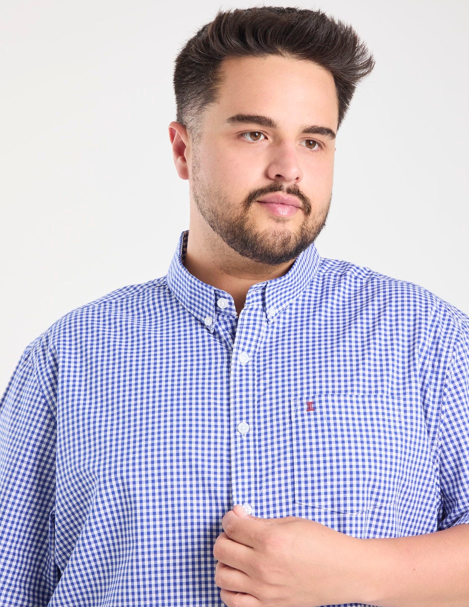 Camisa casual de algodón manga corta para hombre 3