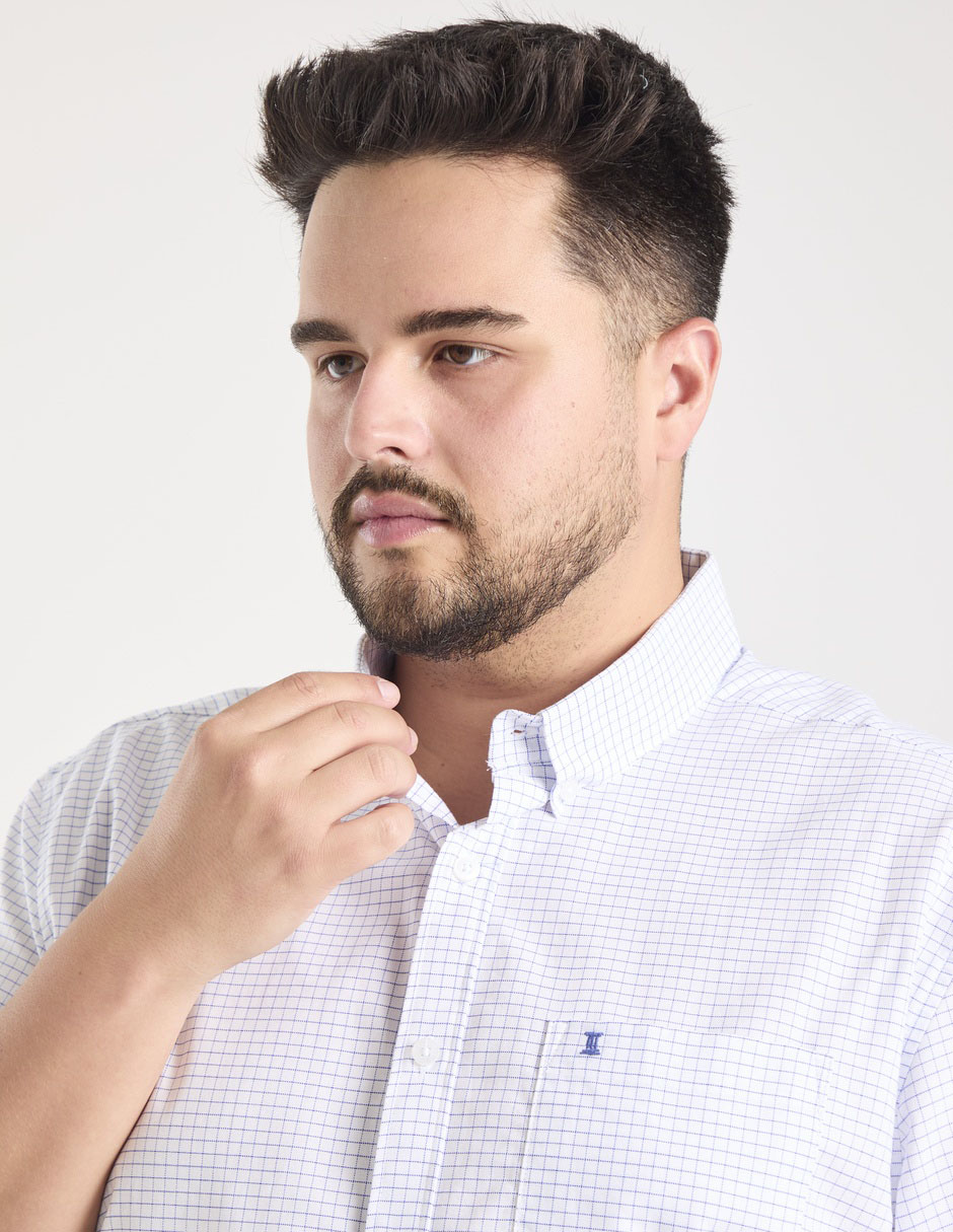 Camisa casual de algodón manga corta para hombre 3