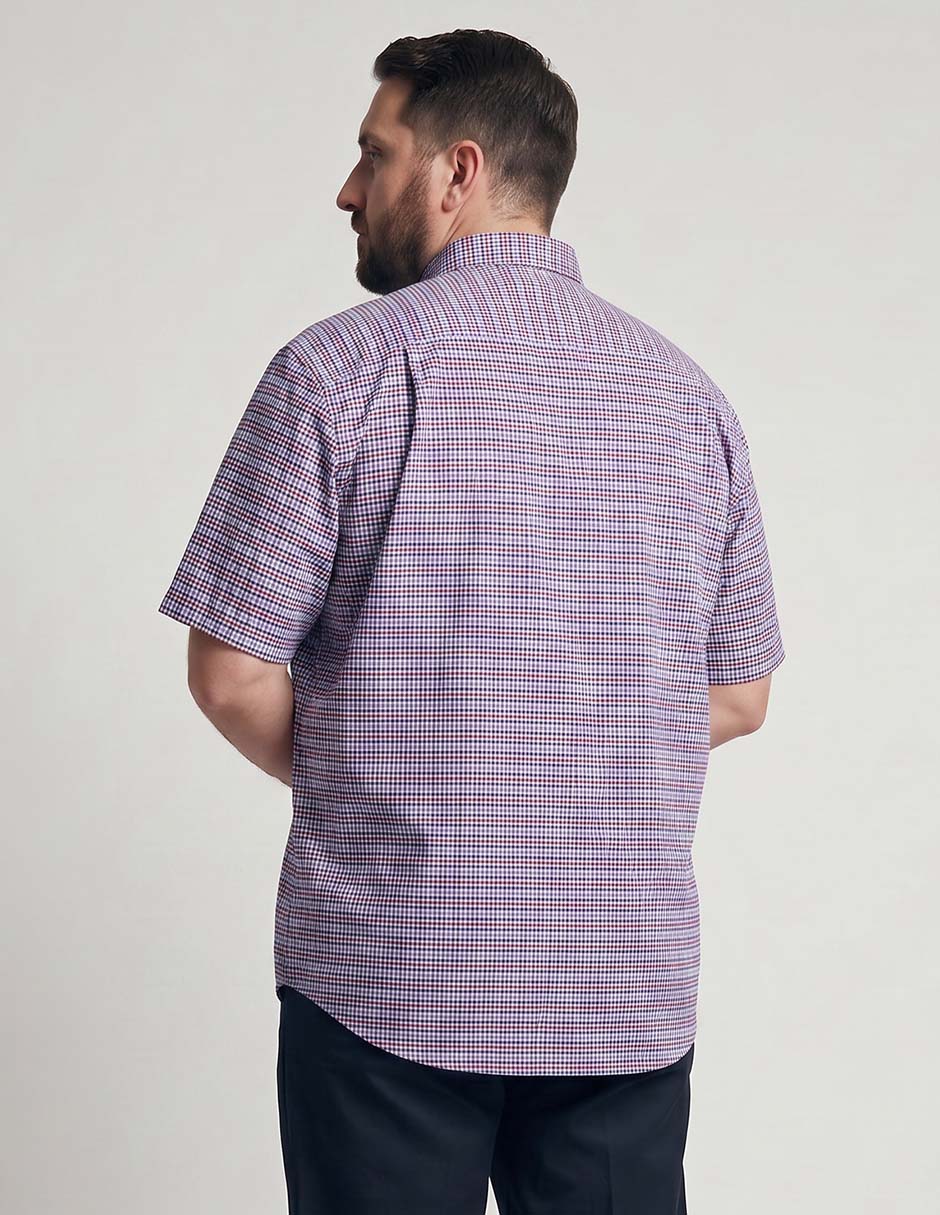 Camisa casual de algodón manga corta para hombre 2