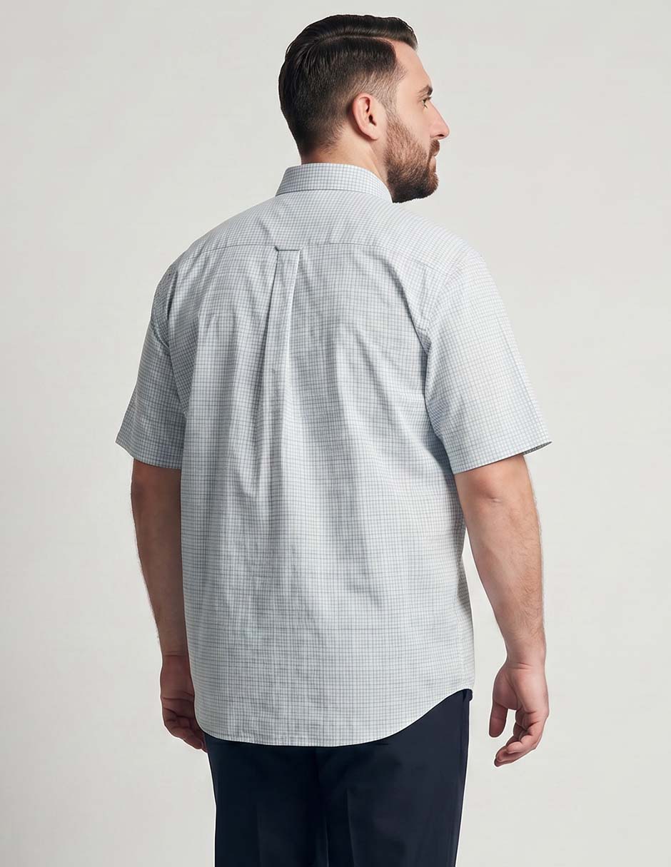 Camisa casual de algodón manga corta para hombre 2