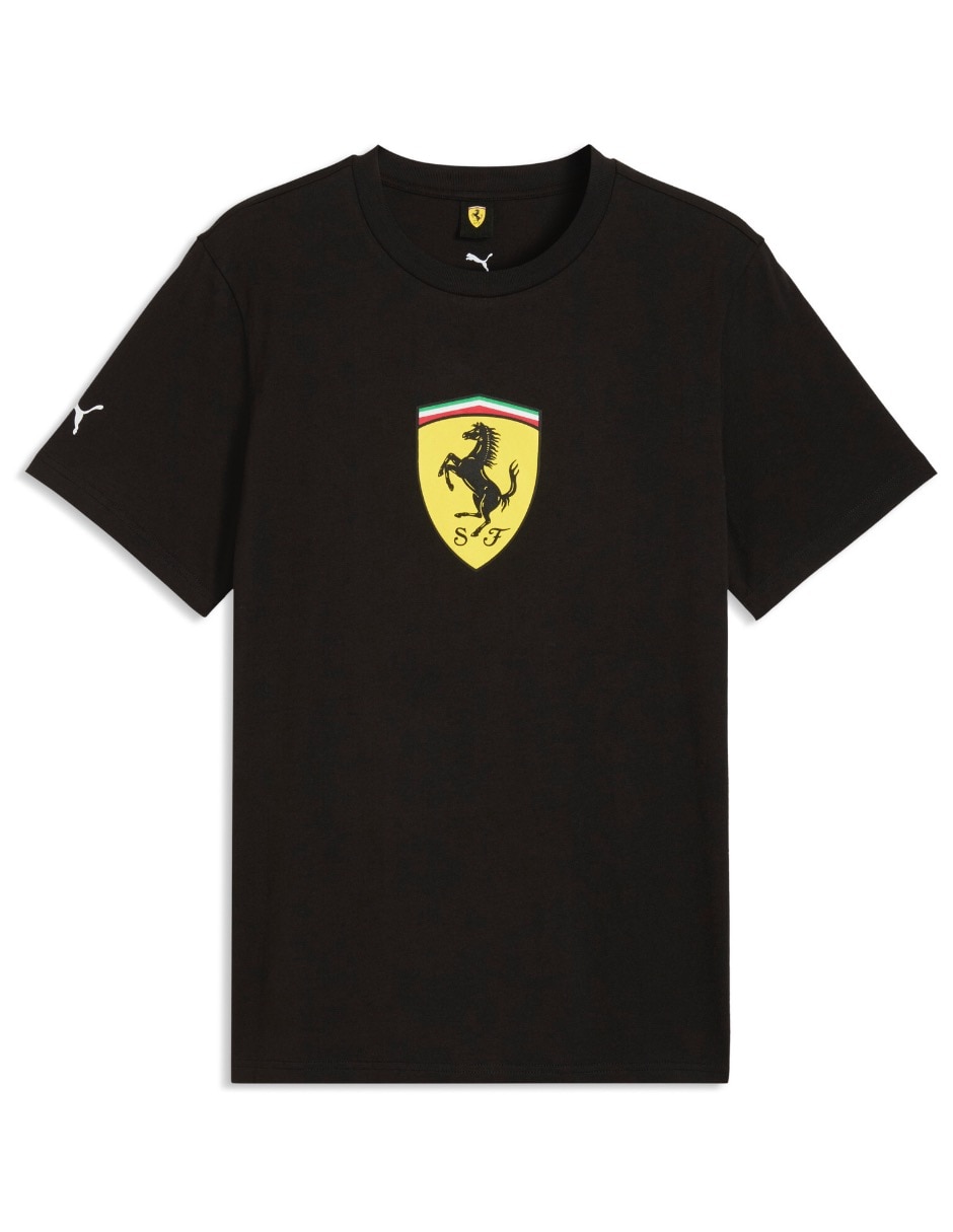 Playera Ferrari Colored Shield Tee cuello redondo para hombre