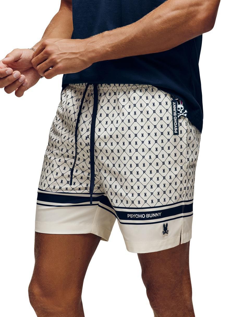 Traje de baño Psycho Bunny cintura elástica para hombre