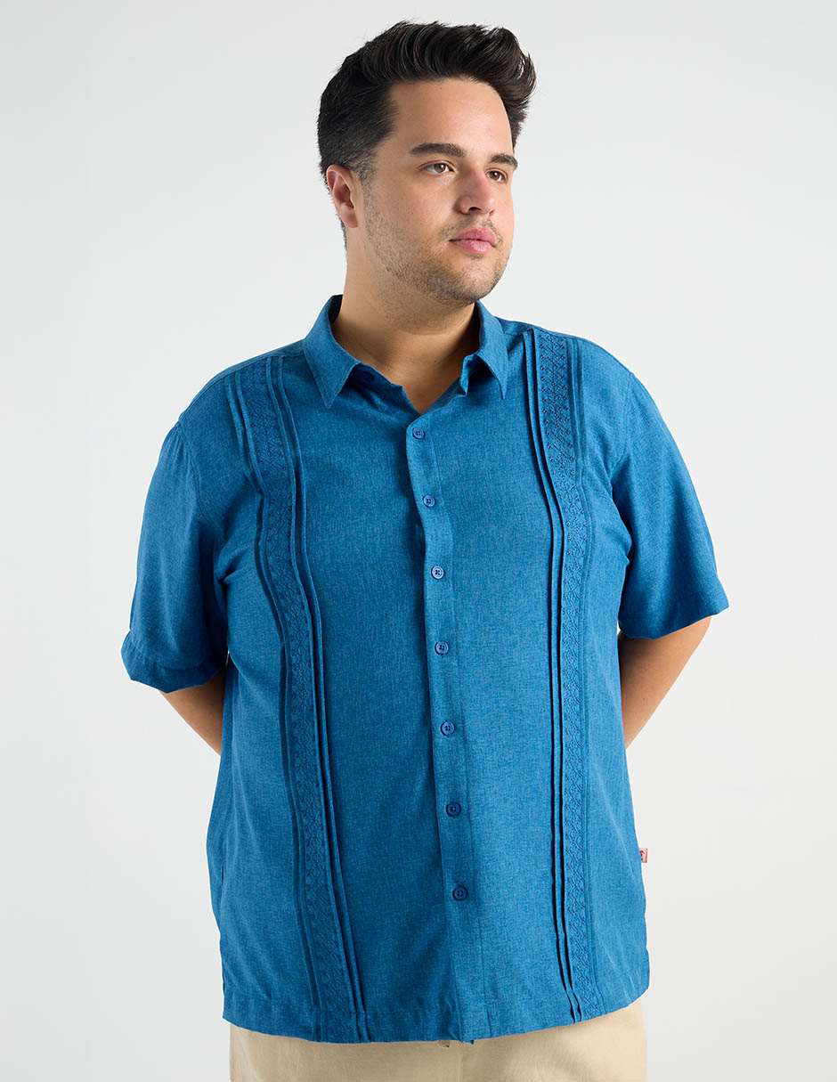 Guayabera manga corta para hombre 1