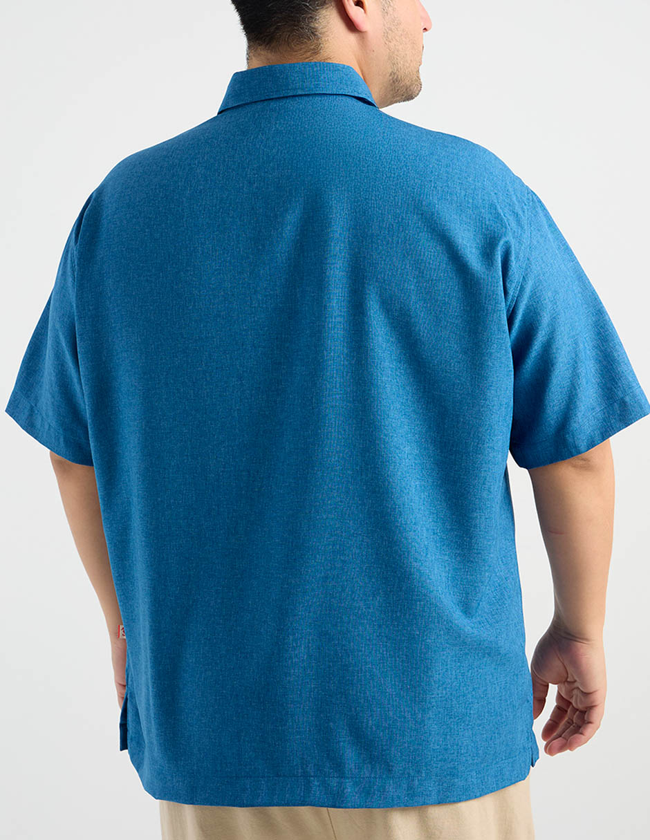 Guayabera manga corta para hombre 10