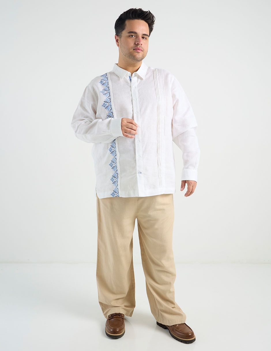 Guayabera manga larga Ábito para hombre