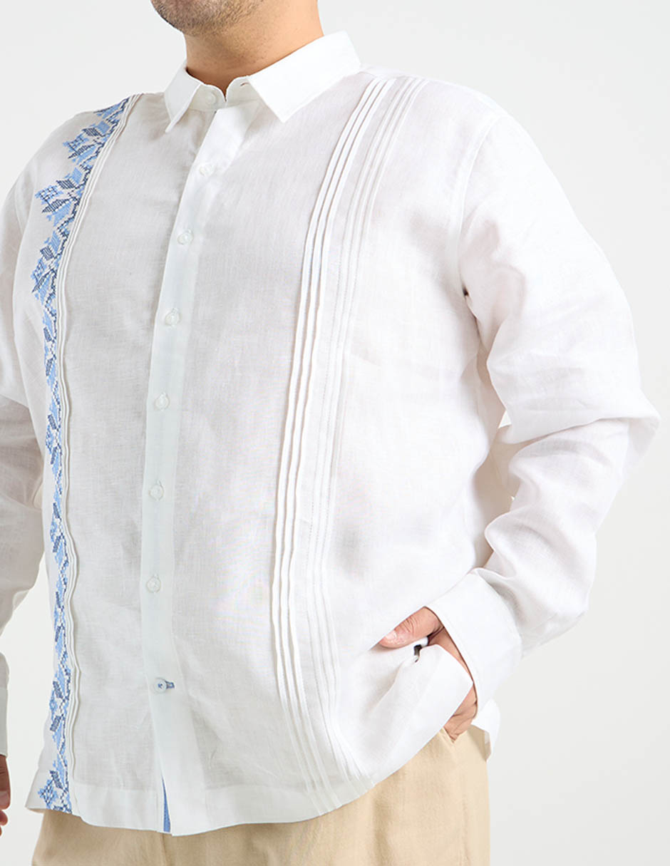 Guayabera manga larga Ábito para hombre