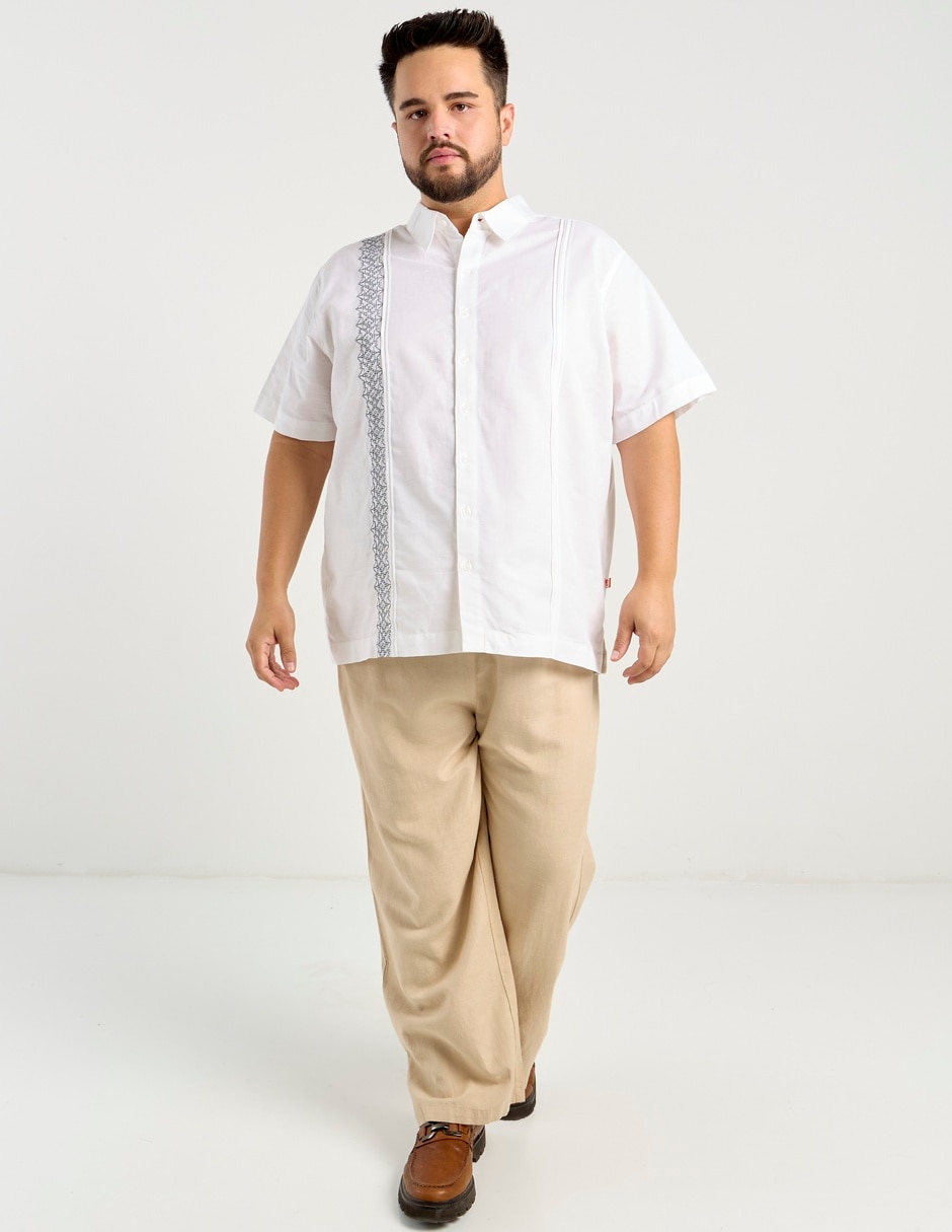 Guayabera manga corta para hombre 7
