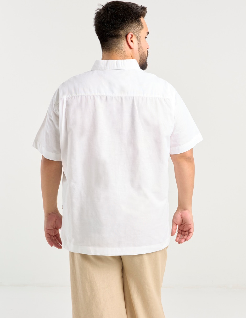Guayabera manga corta para hombre 11