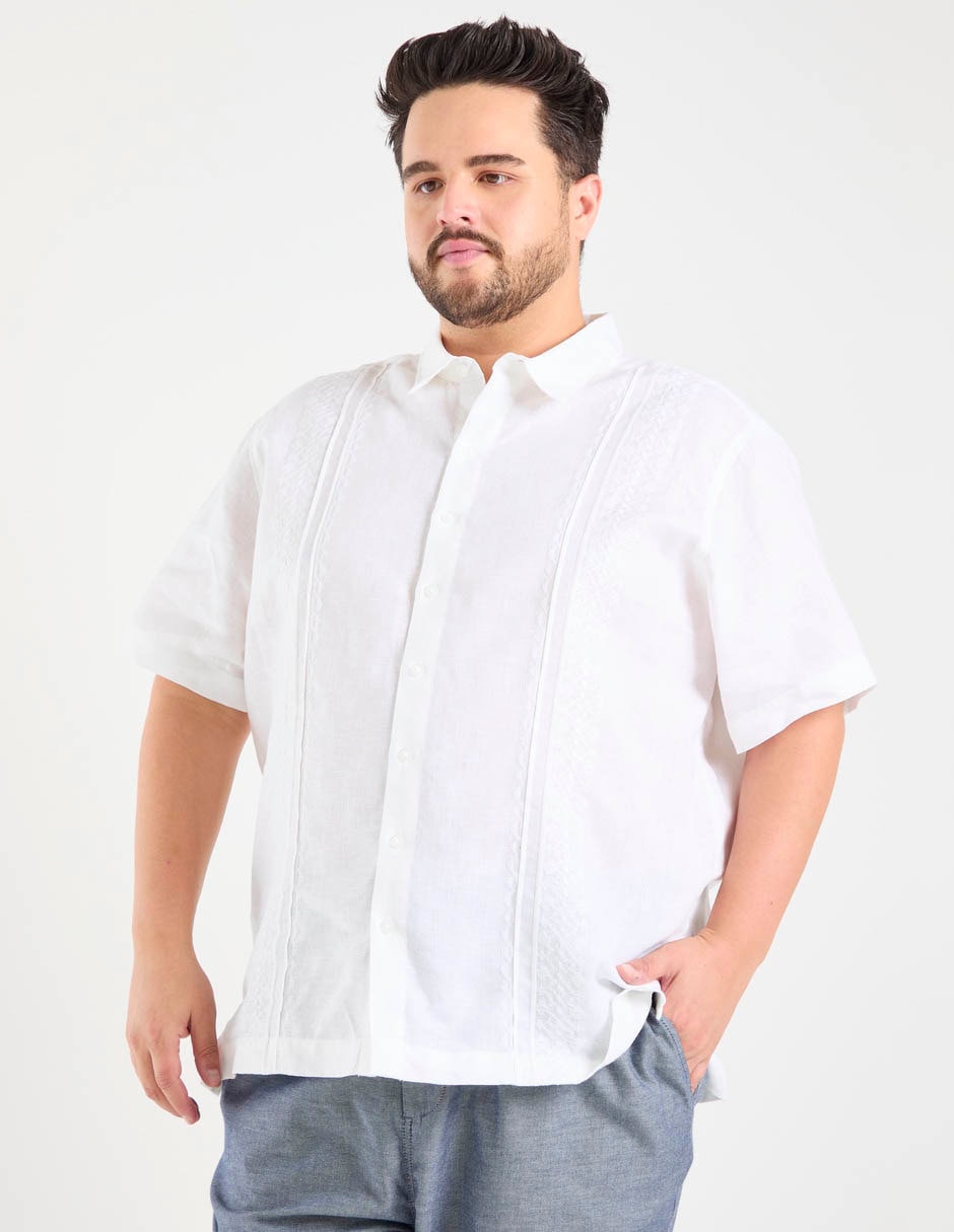 Guayabera manga corta ábito para hombre