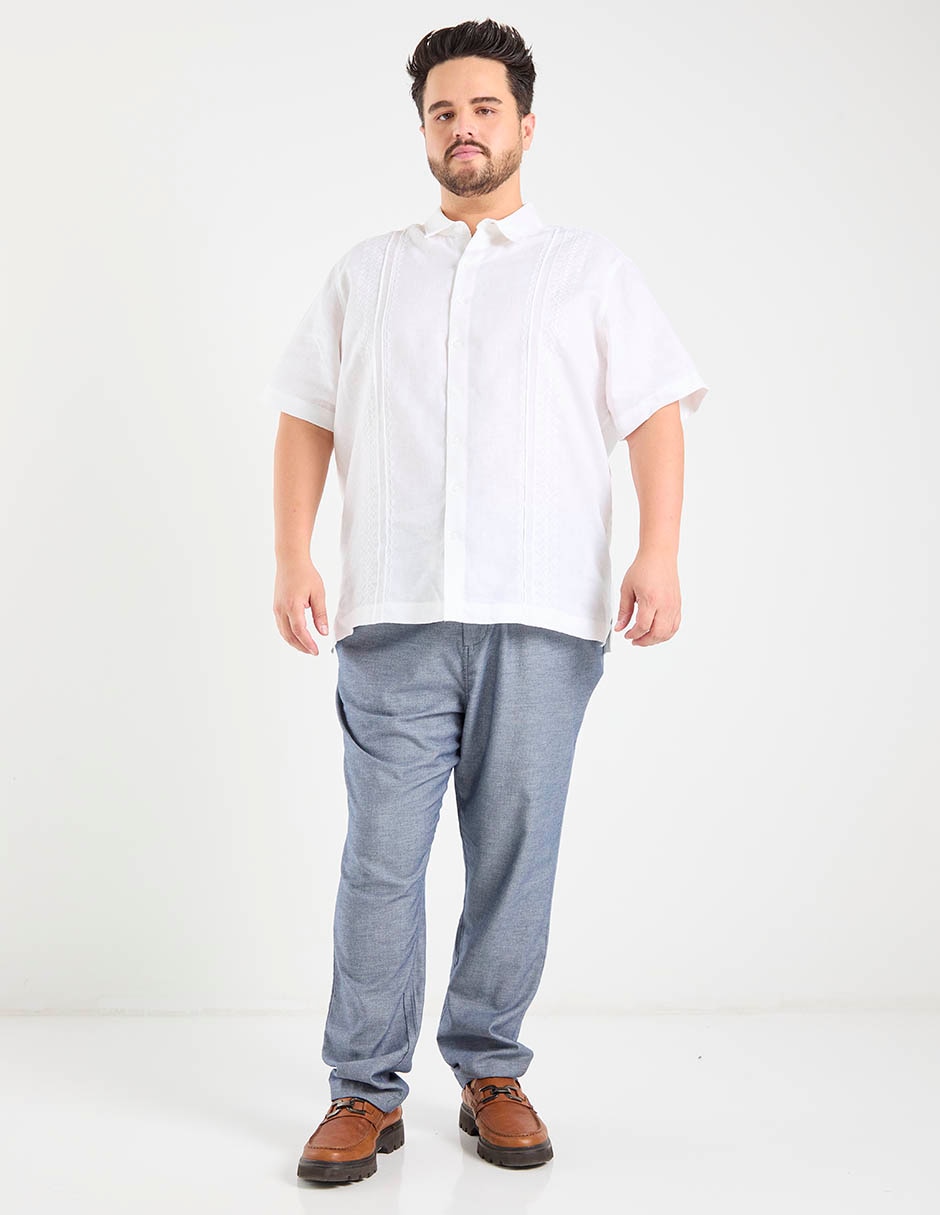 Guayabera manga corta ábito para hombre