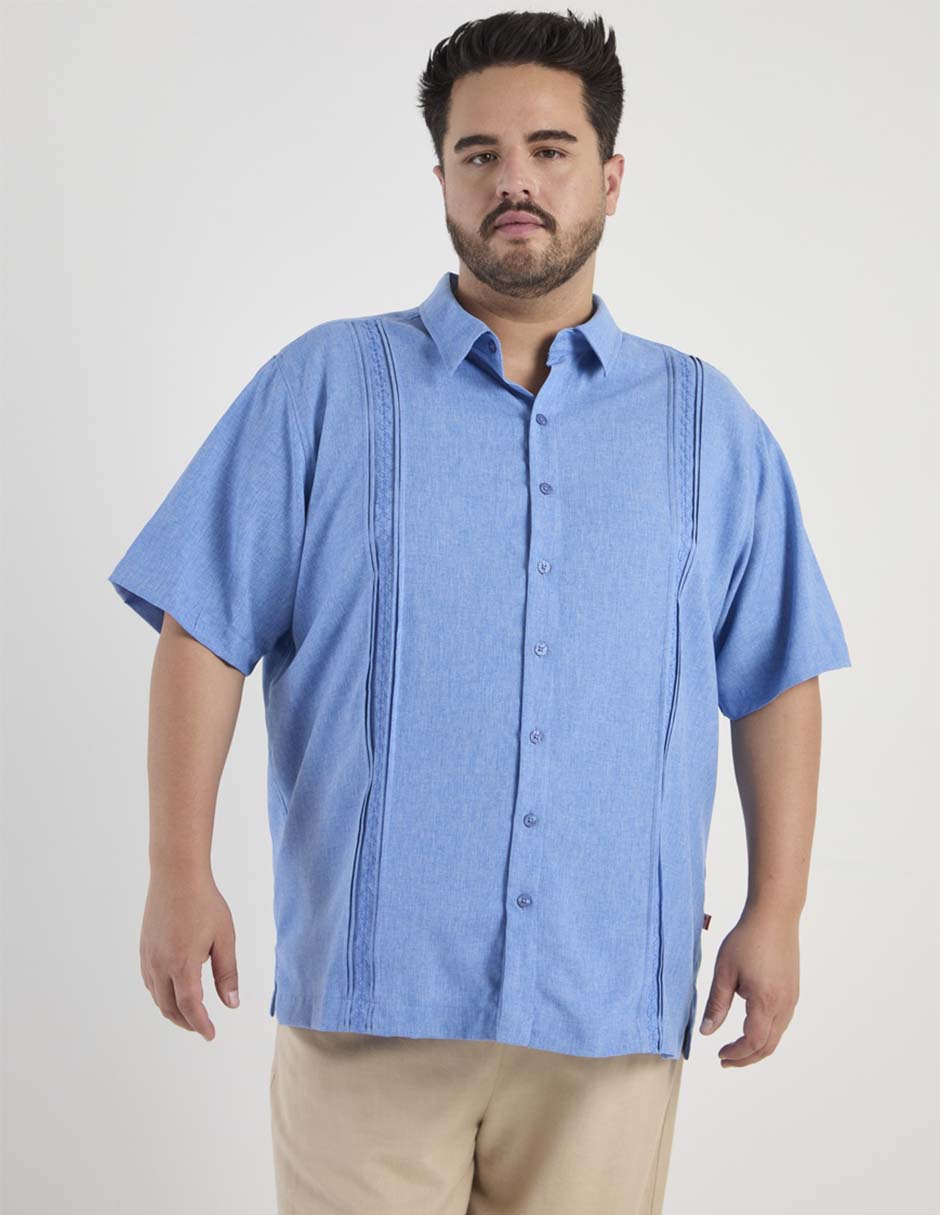 Guayabera manga corta costavana para hombre