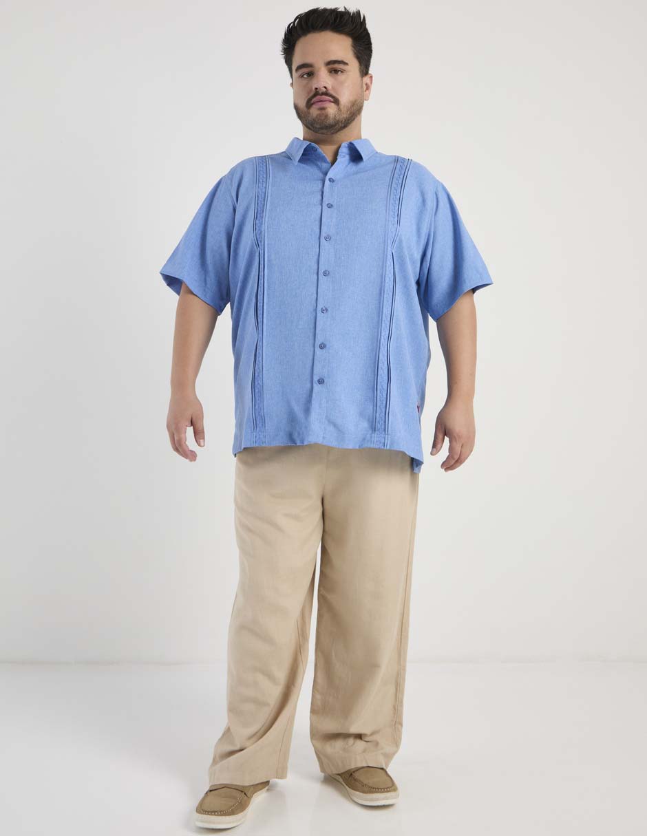 Guayabera manga corta costavana para hombre