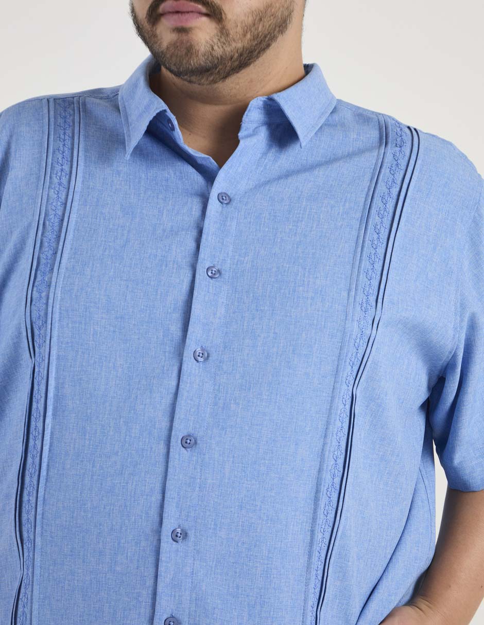 Guayabera manga corta costavana para hombre