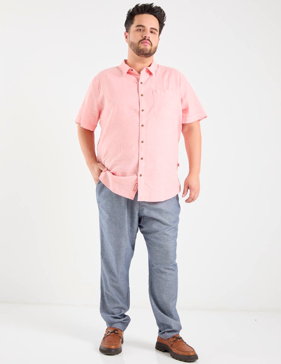 Camisa casual manga corta para hombre 4