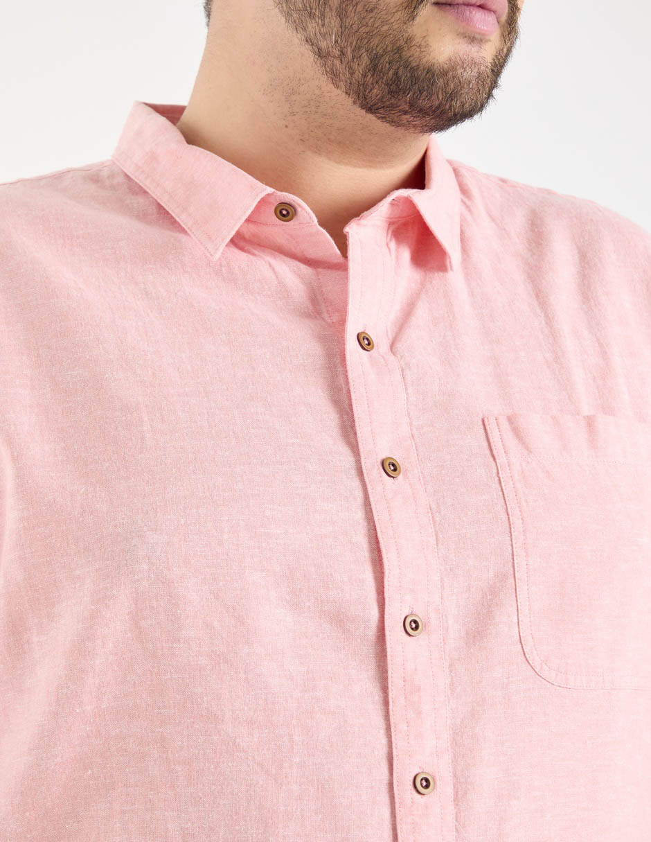 Camisa casual manga corta para hombre 5