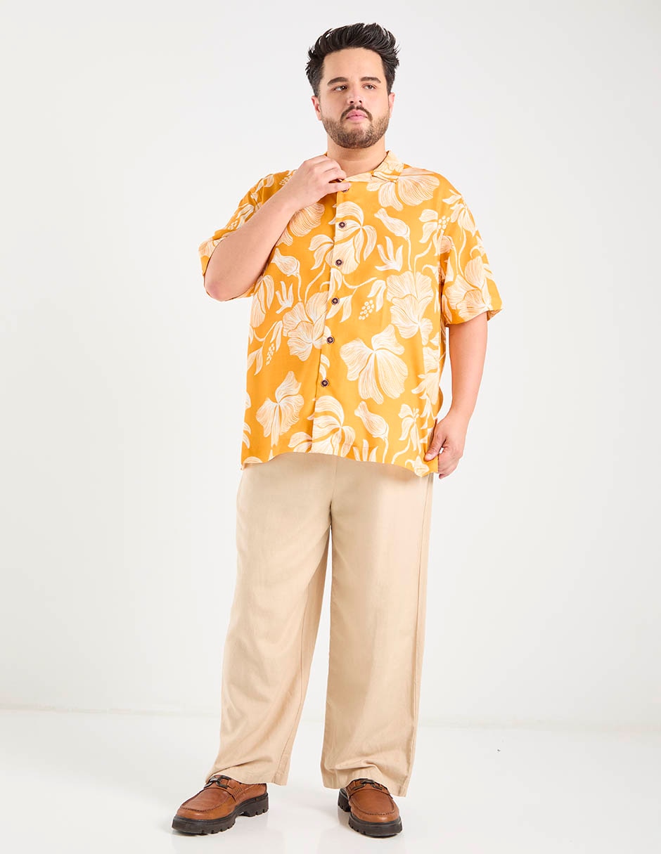 Camisa casual de algodón manga corta para hombre 3