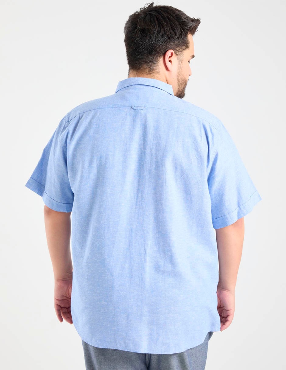 Camisa casual Costavana de algodón manga corta para hombre