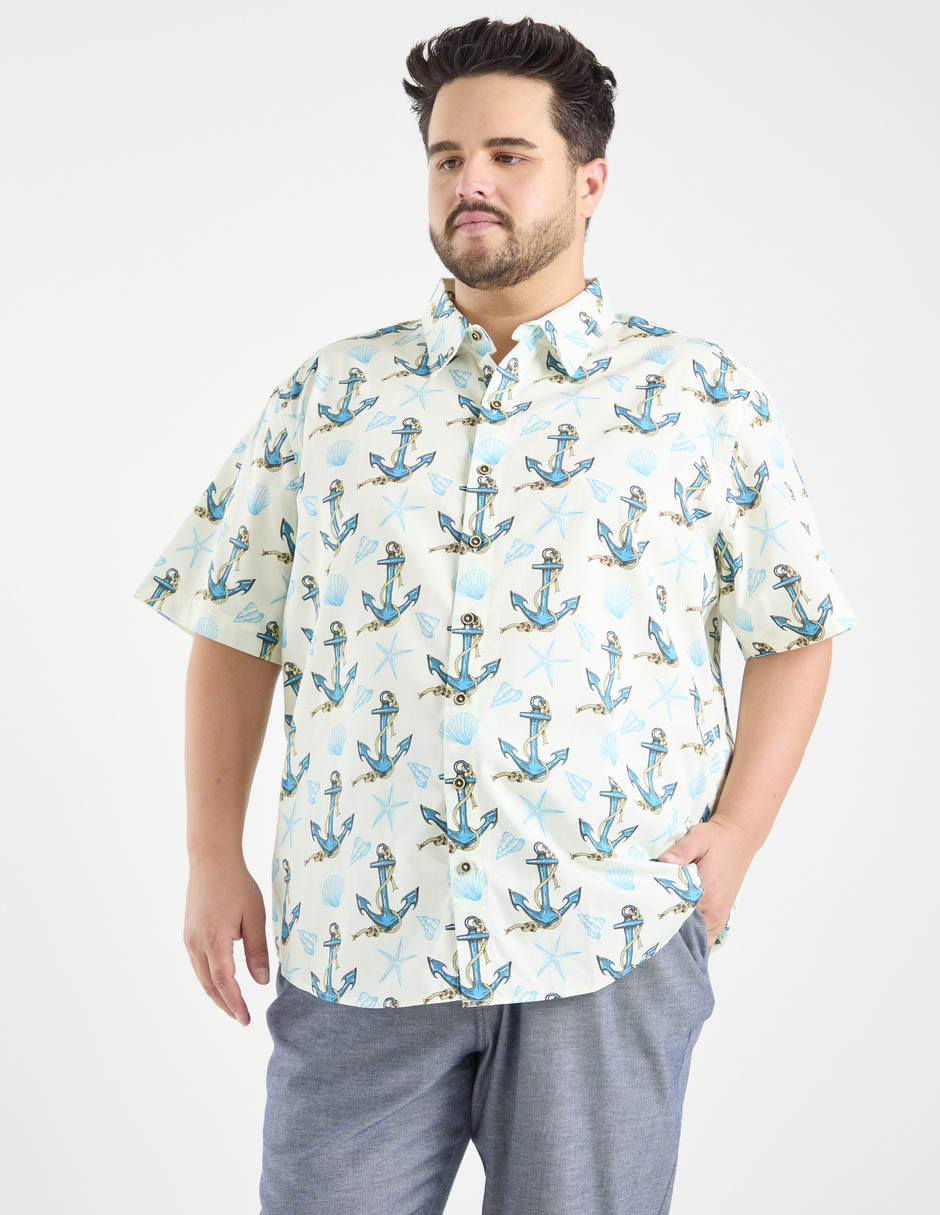 Camisa casual manga corta para hombre 2
