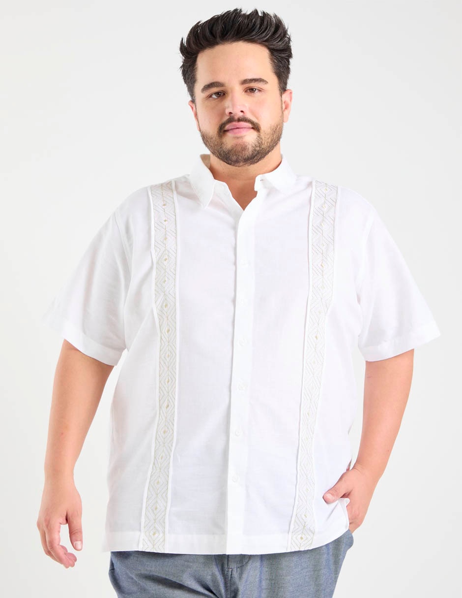Guayabera manga corta costavana para hombre