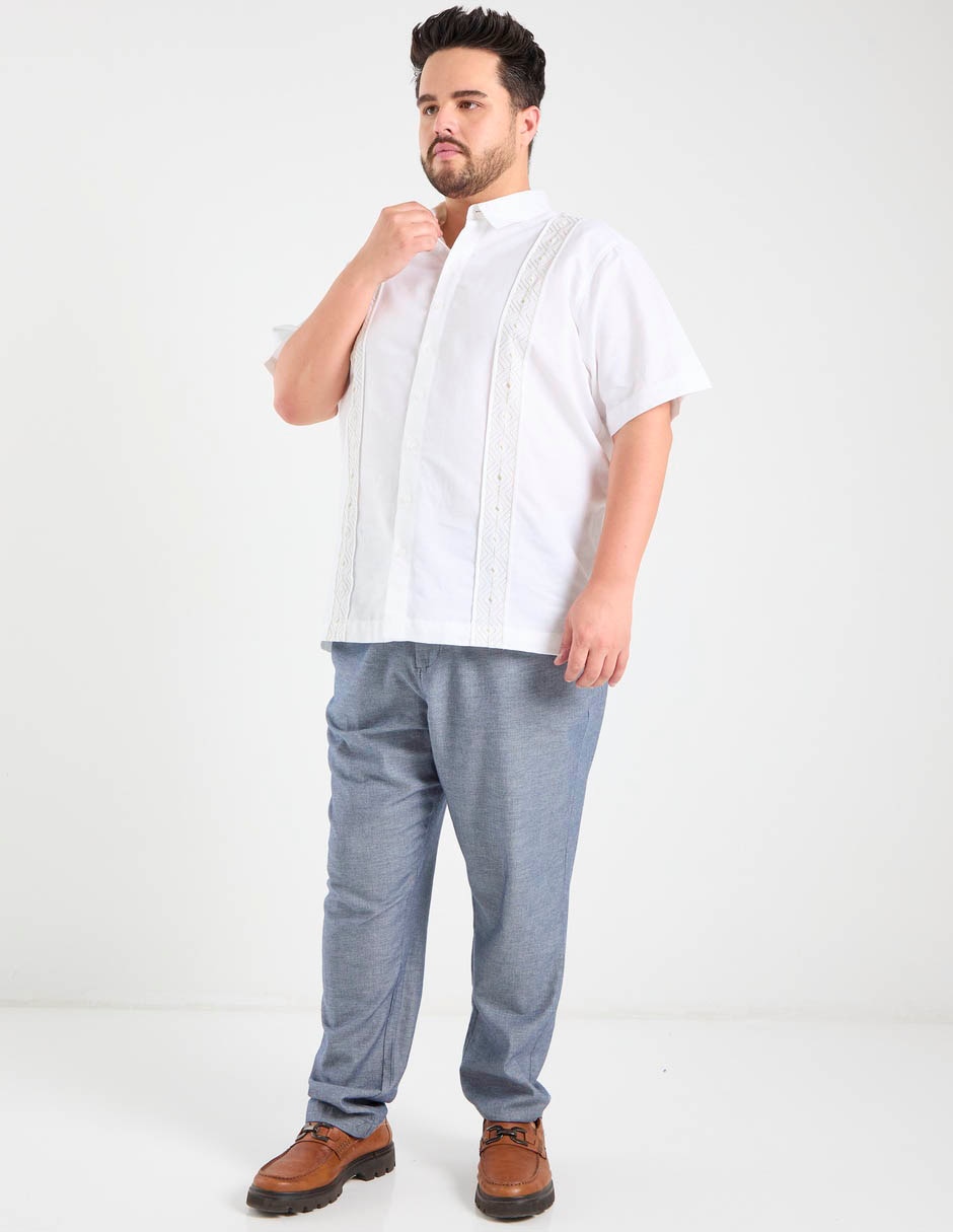 Guayabera manga corta costavana para hombre