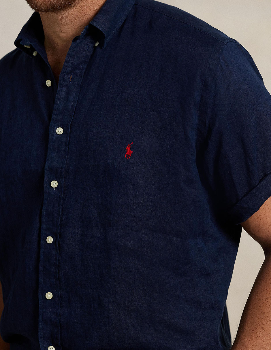 Camisa casual manga corta para hombre 4